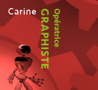 Carine - Graphiste - Production graphique NR Communication
