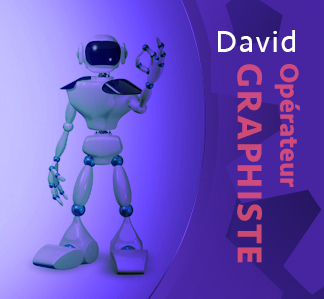 David - Graphiste - Production graphique NR Communication